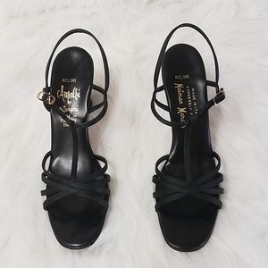 Amalfi by Rangoni black strap heels